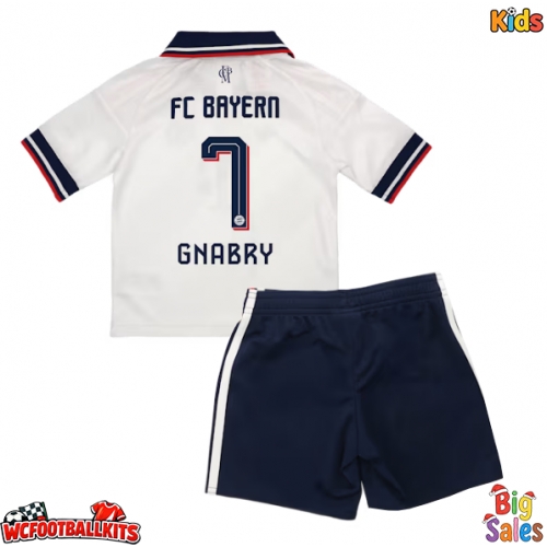 Bayern Munich Serge Gnabry #7 Replica Away Stadium Kit for Kids 2026-27 Short Sleeve (+ pants)